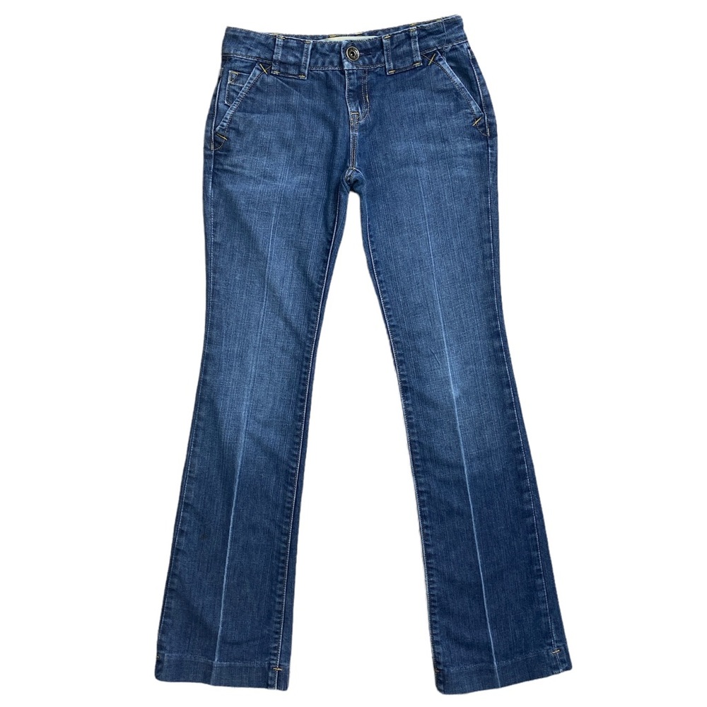 GAP Women’s 0R Ultra Low Rise Boot Cut Pockets Quality Denim Rare Sold A… - Picture 1 of 3